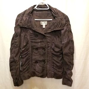 Joseph Ribkoff Snake Print Stretchy Button Up Lightweight Jacket Blazer Size 8